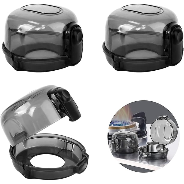 Paquete de 4 fundas para perillas de estufa para seguridad infantil, fundas para perillas de estufa de gas de tamaño universal, fundas para perillas de estufa resistentes al calor a prueba d