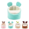 thumbnail image 2 of Hamster Warm Nest Antlers Rabbit Ears Mini Hamster Nest Guinea Pig Nest Bed, 2 of 10