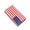 US Flag, variant on Premium US UK Flag City Print PU Leather Continental Wallet, Union Jack