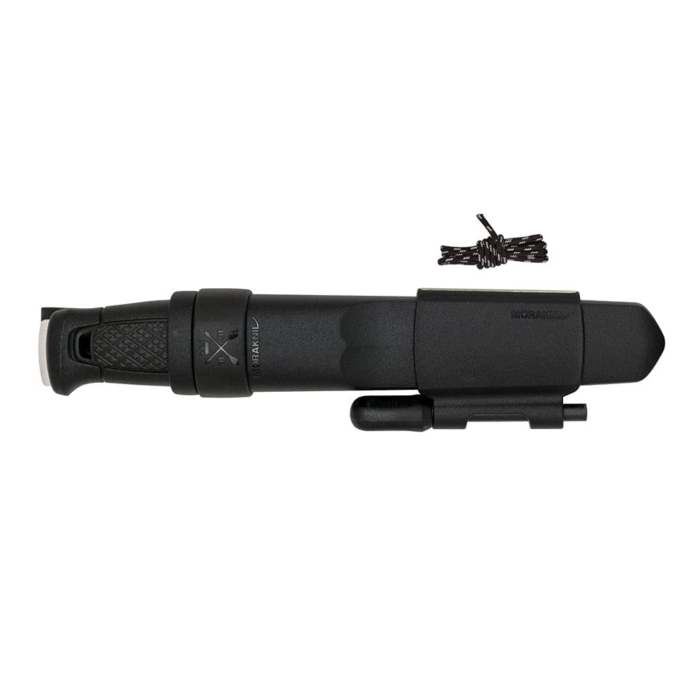 Morakniv Garberg Sandvik Stainless Steel Full-Tang Fixed-Blade Survival Knife with Sheath and Fire Starter, 4.3 Inch
