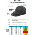 thumbnail image 4 of vintage washed cotton plain baseball caps adjustable unstructured soft blank casual dad ball hats for men women, 4 of 4