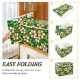thumbnail image 4 of Summer Various Flowers Large Storage Bins with Linen Collapsible Lid Storage Box 16.7 x 12.6 x 11.8in, 4 of 7