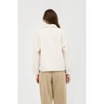 thumbnail image 2 of Blu Pepper Women's Ivory Snap Button Faux Fur Fleece Jacket, 2 of 5