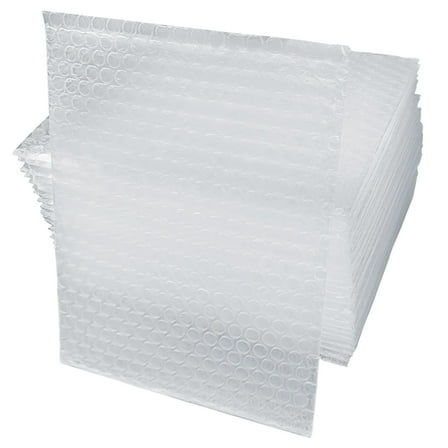 100 Pcs Bubble Pouches, Double-Layer Transparent Bubble Bags for Packing, Thickened Extra Protective Bubble Pouches for Fragile Items, Ideal for Shipping and Storage, 9.84 x 2.36"