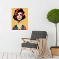 thumbnail image 2 of Elegant Vintage Boho Portrait Floral Hair Woman Large Wall Art Poster Print Thick Paper 18X24 Inch, 2 of 4