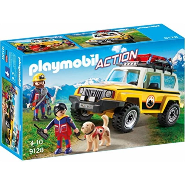 playmobil mountain rescue truck
