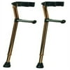 Lumex 6347 Deluxe Ortho Forearm Crutches, Small, 1 Pair (Pack of 2)