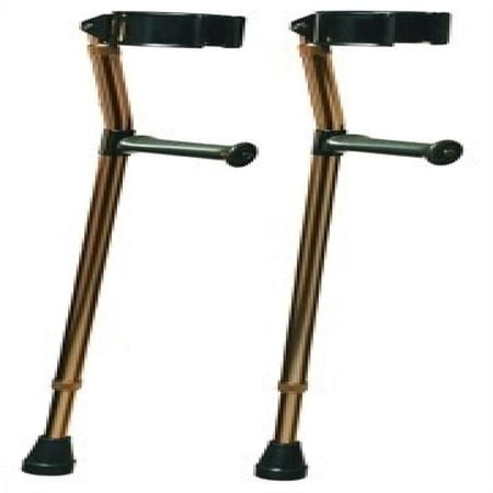 Lumex 6347 Deluxe Ortho Forearm Crutches, Small, 1 Pair (Pack of 2)
