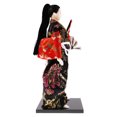 thumbnail image 4 of Japonés Samurai Muñeca Artes Artesanales Humanoide Muñeca Decoración de Oficina en Casa Baoblaze  Muñeca japonesa del samurai, 4 of 8