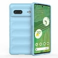 thumbnail image 1 of Color Liquid Silicone Matte Phone Case for Google Pixel 8 Skin Feel Armor Shockproof Protect Soft Cover - Blue, 1 of 5