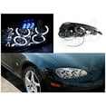 thumbnail image 2 of Spec-D Tuning LHP-MX501-TM Mazda Miata Mx5 Led Halo Chrome Clear Projector Head Lights, 2 of 4