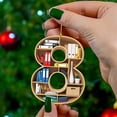 thumbnail image 3 of SouMaox Acrylic Book Ornament, Double Sided Sublimation Print, Lightweight Librarian Decor, Hanging Tree Charm for Personal Library Display, 3 of 9