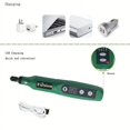thumbnail image 4 of DEBGFS 1pc Mini Cordless Rotary Tool With LED Light  5 Adjustable Speeds  USB Rechargeable Lithium Battery  Multiple Accessories  Perfect For DIY Projects,Green, 4 of 6