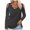 Black, variant on Womens Blouses Womens Casual Tops Solid Off Shoulder Fashion Long Sleeve Sweatshirt
