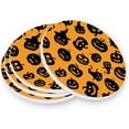 thumbnail image 3 of Coolnut Halloween Pumpkin Coasters for Drinks Set of 2, Absorbent Ceramic Drink Coaster with Cork Base for Wooden Coffee Table, Cool Housewarming Gift for Home Decor Gifts, 3 of 6