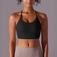 thumbnail image 4 of Women Fashion Solid Beauty Back Strap Sports Running Fitness Yoga Wear Sports Bra Underwear Sports Bra Cups Sports Bras Pack for Women Padded Bras for Women Womens Bras Comfortable Wide Band Large Bra, 4 of 4