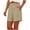 *Beige, variant on ClodeEU Women's Summer Crinkle Ice Silk Shorts with Pockets,Pleated Elastic Waist Casual Short Black,Womens Plus L