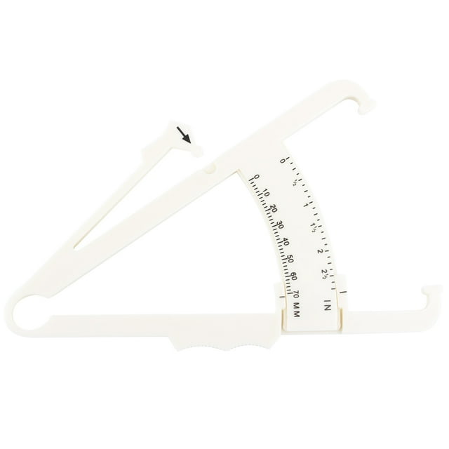 Calibrador de grasa corporal, medidor de pliegues cutáneos, herramienta de medición precisa, 1 unidad