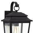 thumbnail image 3 of John Timberland Bellis Verde Rustic Outdoor Wall Light Fixture Texturized Black 15 1/4" Clear Glass for Post Exterior Barn Deck House Porch Yard Home, 3 of 7