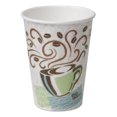 thumbnail image 1 of Dixie Hot Cups, Paper, 12oz, Coffee Dreams Design, 50/Pack, 1 of 8