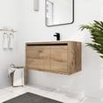 thumbnail image 2 of 36 Inch Wall Mounted Vanity | Scratch-Resistant Finish | Bathroom Use Case, 2 of 5