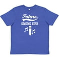 thumbnail image 3 of Inktastic Future Singing Star Childs Music Youth T-Shirt, 3 of 5