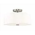 thumbnail image 2 of Livex Lighting 52153-91 3 Lt Brushed Nickel Ceiling Mount, 2 of 4