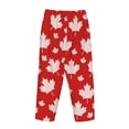 thumbnail image 5 of Fotbe Maple Leaves Women's Pajama Pants,Sleepwear Pants,Pj Bottoms Drawstring And Pockets-Small, 5 of 9
