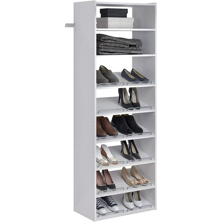 Easy track outlet shoe rack