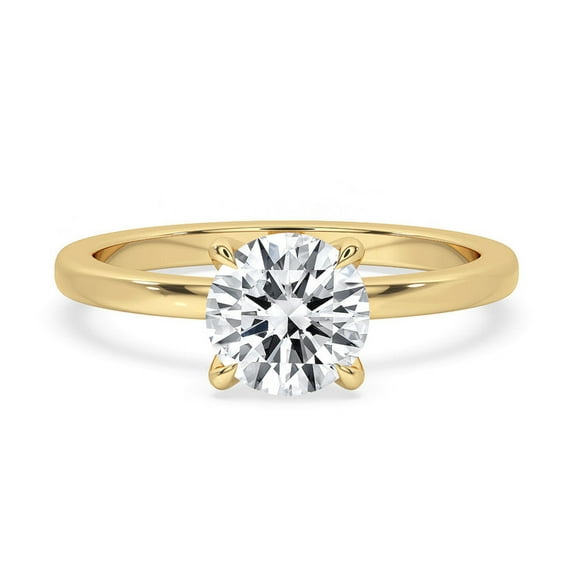 1.50 CT Round Brilliant Cut IGI Certified Ring Single Stone Solitaire Wedding Ring, Unique Wedding Anniversary For Her, Promise Ring