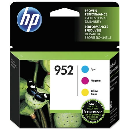 - HP 952 Tri-Color Original Ink Cartridges, 3-pack (N9K27AN)