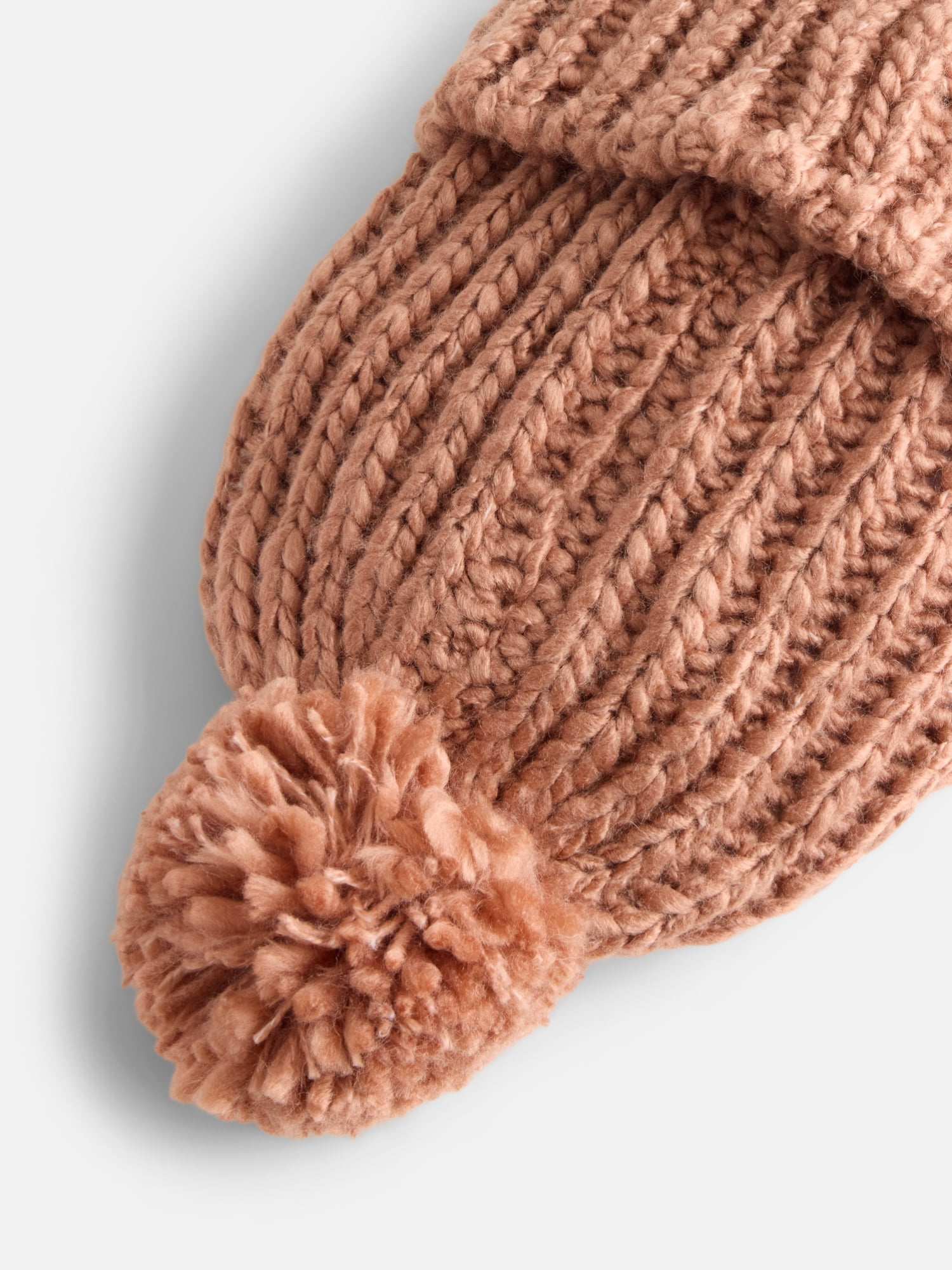 Scenario Women's Chunky Textured Beanie, One Size Fits Most, Root Beer