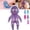 A9-Purple-7CM, variant on Anti-Anxiety Sensory Stress Relief Toy Sparkly Sequins Stretchy Squeeze Toy Glitter Man & Sugar Baby Squishies Fidget Toy