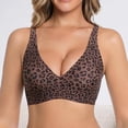 thumbnail image 2 of Womens Seamless T-Shirt Bras Wireless Comfy Jelly Bra,Full Coverage Bralette No Show Under Clothes,Stretchy(Black,XXXL), 2 of 4