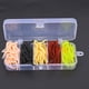 thumbnail image 1 of Señuelos de Pesca Suaves Jadeshay Gusano T0043 150PCS Silicona 4 cm, 1 of 6