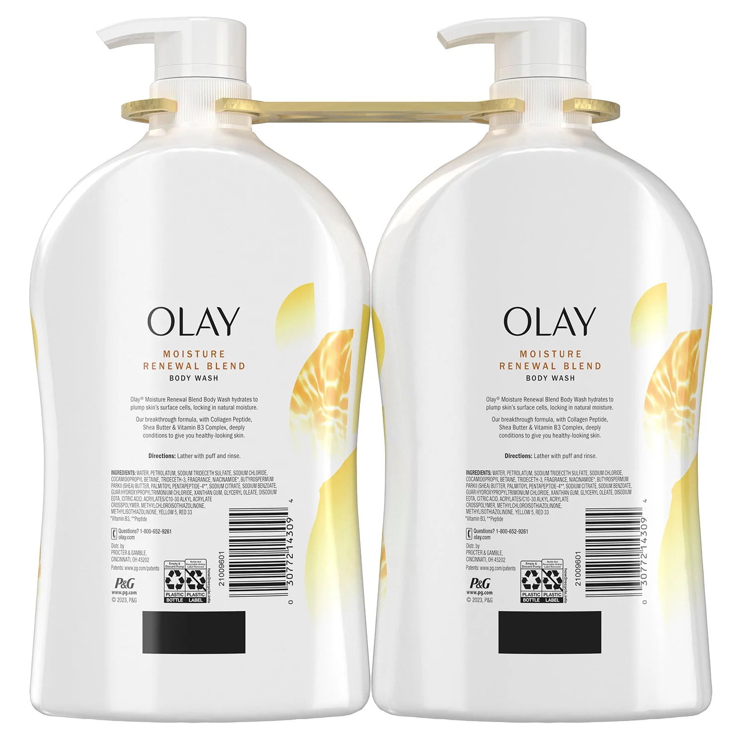 Olay Ultra Moisture Renewal Blend Body Wash, 35 Fluid Ounce (Pack of 2)