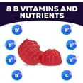 Super B Complex Gummies with Vitamin C & Folic Acid, Extra Strength