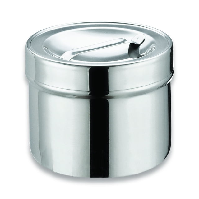 Recipiente Tapa Algodón Plata Acero Inoxidable Medstar Medstar MGT-0395