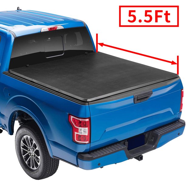 Soft Roll Up Truck Bed Tonneau Cover 5 5 Ft Car Bed For 2004 2014 Ford F 1502006 2014 Lincoln Mark Lt Walmart Com Walmart Com