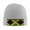 Gray, variant on Retro Jamaican Flag Winter Beanie Hats for Men Women Warm Cozy Knitted Cuffed Skull Cap Deep Heather