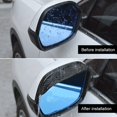 thumbnail image 4 of 2 Unids/set Humo Sombrilla Fibra De Carbono Espejo Retrovisor universal Lateral Lluvia Ceja Para 99 % Piezas De Automóviles, 4 of 4