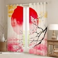 thumbnail image 2 of Castle Fairy Sakura Blackout Curtains Set of 2 (52x84 Each),Japanese Style Window Curtains, 2 of 6