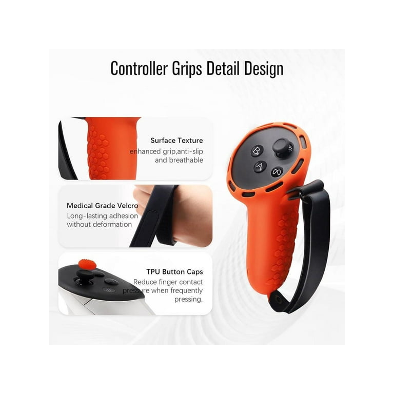 Silicone Protctive Cover Set For Quest 2, VR Shell Cover, Silicone