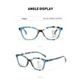 thumbnail image 3 of Newliyin Blue Light Blocking Reading Glasses for Women and Men, Classic Patterned Readers TR90 Frame & Acrylic Lenses, Anti-Glare Computer Eyewear, Blue, 2.5x, 3 of 13