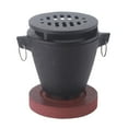 thumbnail image 4 of GUOOL Gril Hibachi en Fonte Gril Chauffant Cuiseur avec Base en Bois Portable Polyvalent, 4 of 9