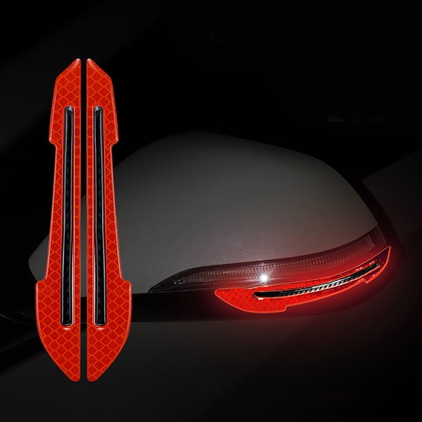 Tira Antirayaduras para Espejo Retrovisor Que Brilla En La Oscuridad Tira Anticolisión para Espejo Retrovisor