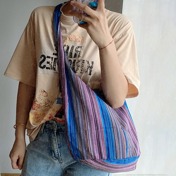 Striped top handle crossbody bag new arrivals