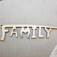 thumbnail image 3 of 10pcs Palabras Familiares De BLESIY Adornos de artesanía de madera, 3 of 6