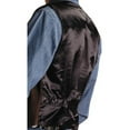 thumbnail image 2 of Roper Western Vest Mens Leather Vest Snap Brown 02-075-0500-0513 BR, 2 of 2
