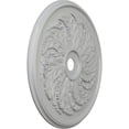 thumbnail image 3 of 42 1/8"OD x 1 7/8"P Sellek Ceiling Medallion (Fits Canopies up to 9"), Hand-Painted Frost, 3 of 7